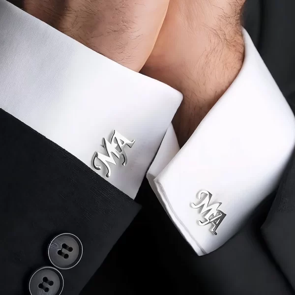 Boutons De Manchette Homme En Cuivre – Ø17,5 Mm – Or Classique – Coffret Cadeau – Smoking, Mariage, Affaires