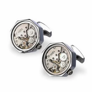 boutons de manchette montre